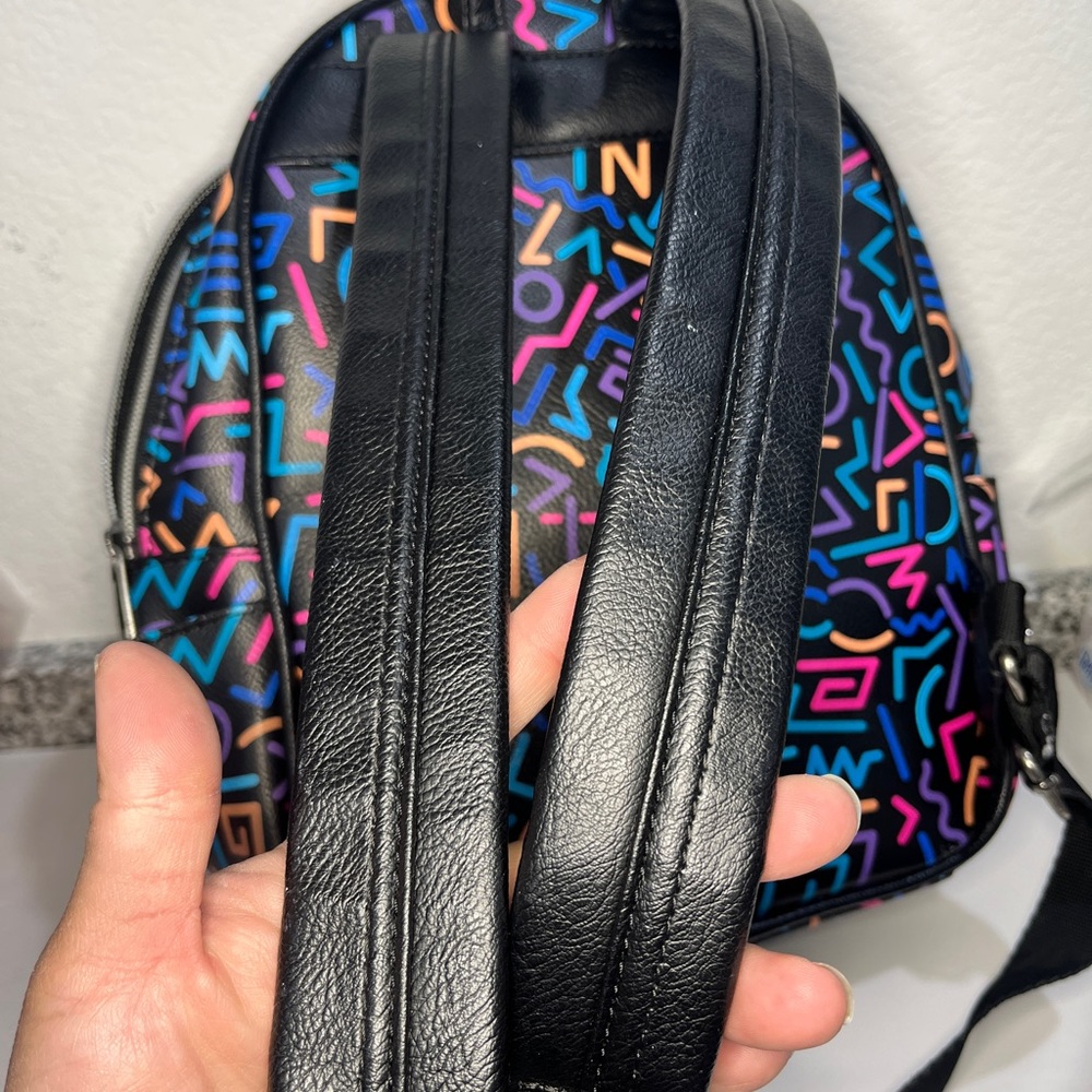 Stranger Things Mini Backpack Bag 80s Pattern Fun… - image 5